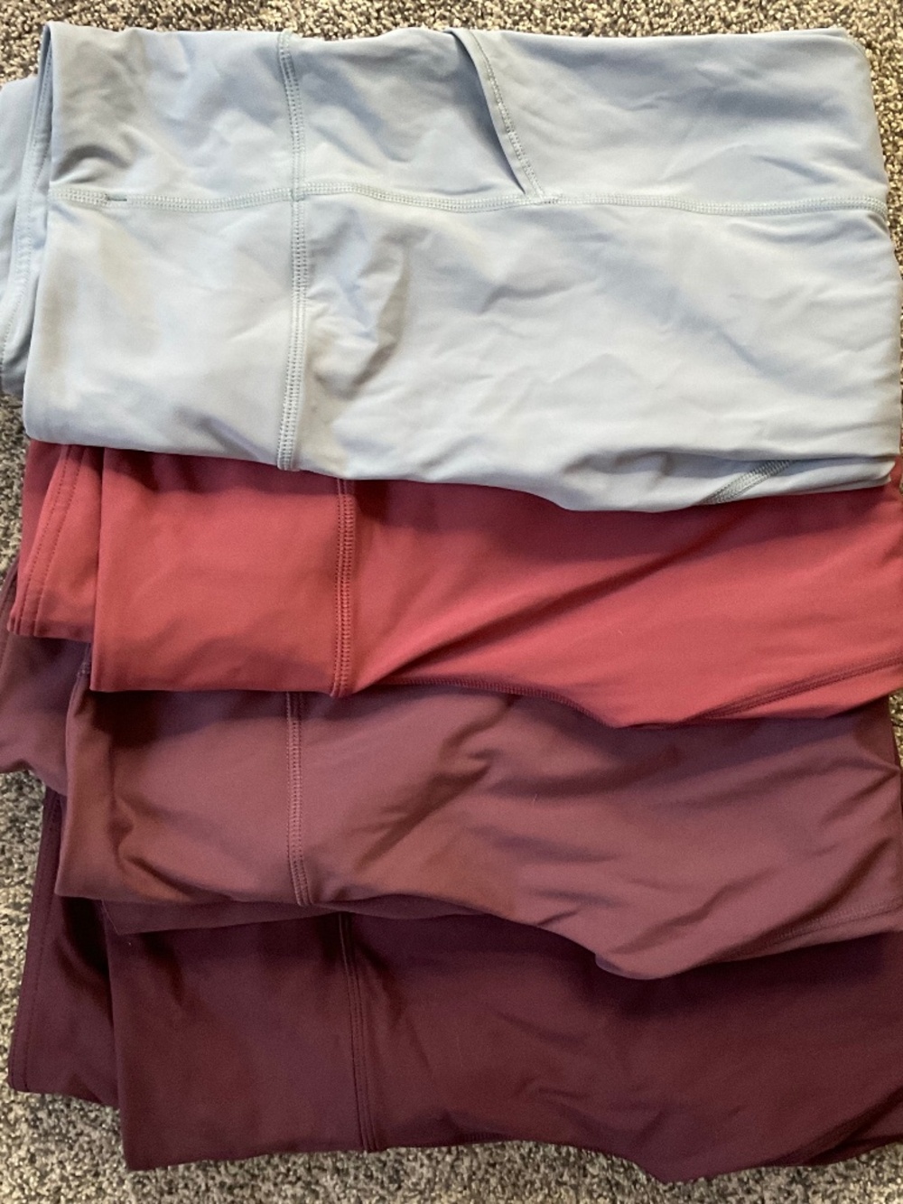 CRZ Yoga Capri Leggings. Size Medium. Selling as set of four.